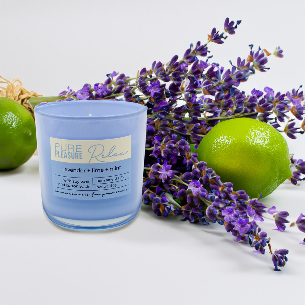 Vela Copo Aromático Pure Pleasure Relax 33h