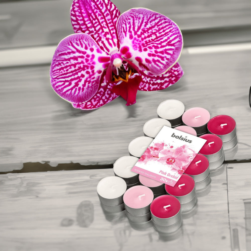 Vela Tealight Aromático Pack.30 Orquídea 4h