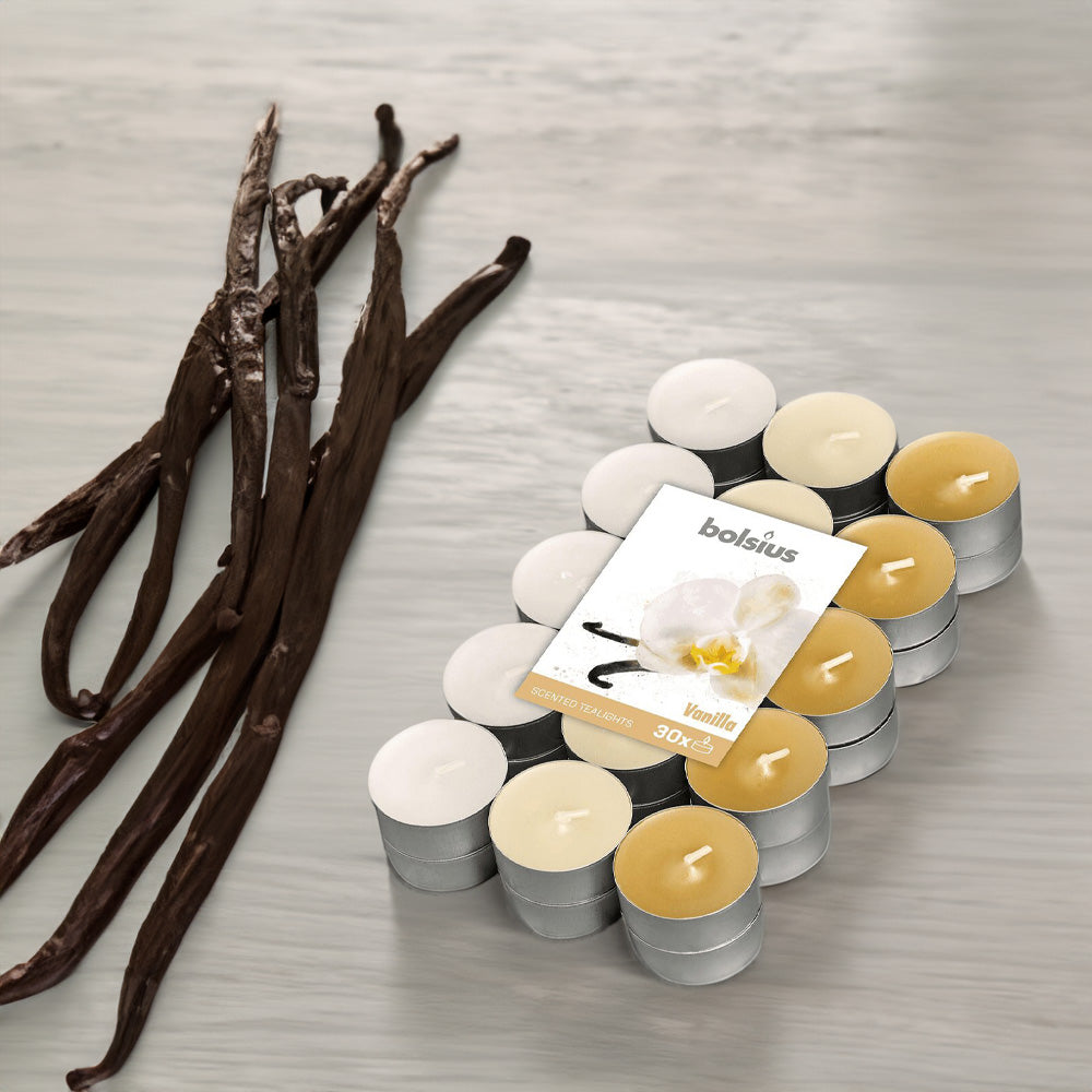 Vela Tealight Aromático Pack.30 Baunilha 4h