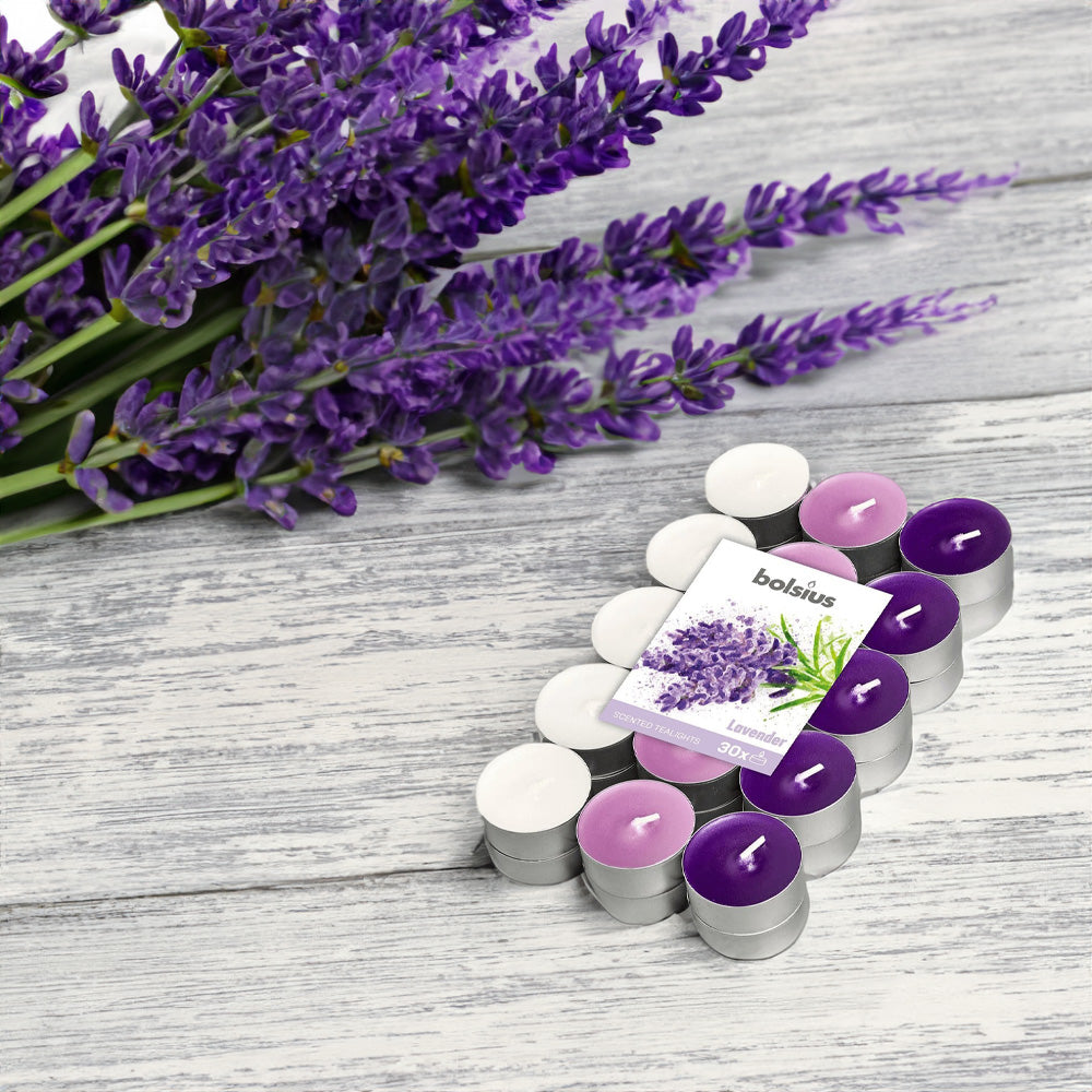 Vela Tealight Aromático Pack.30 Lavanda 4h