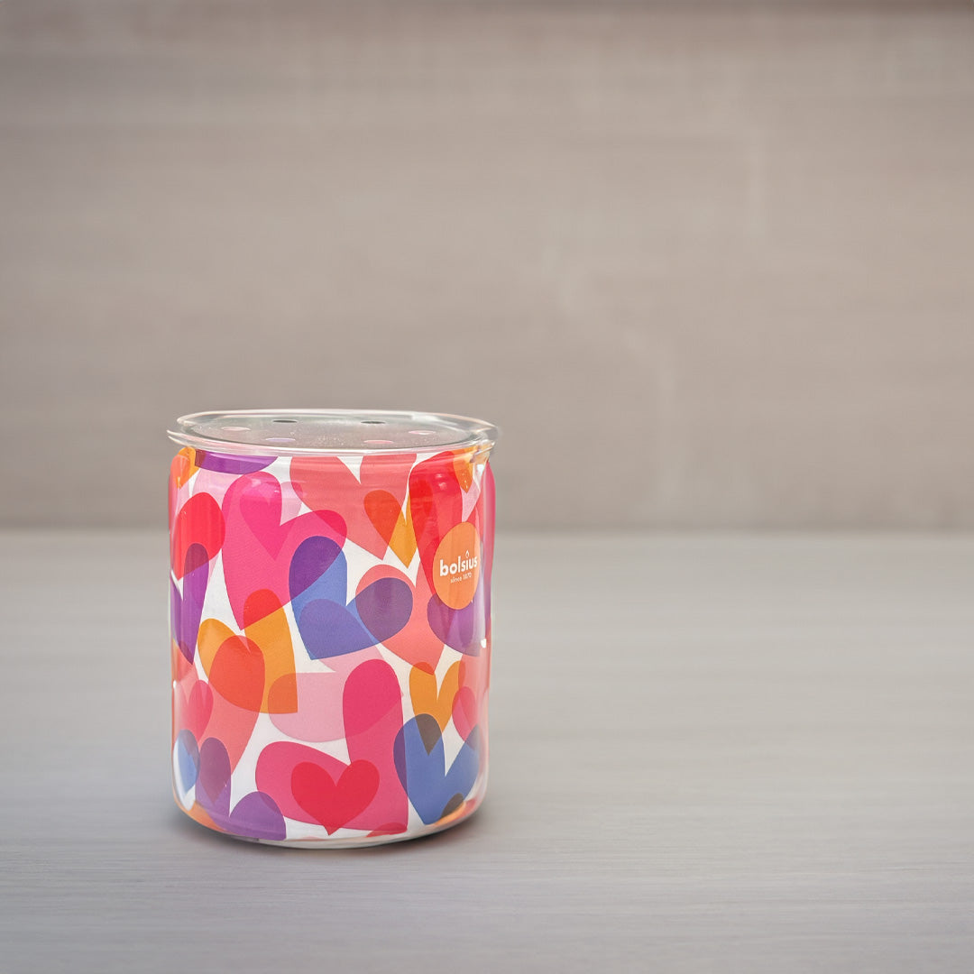 Vela Copo Aromático 82x68mm Coração 20h