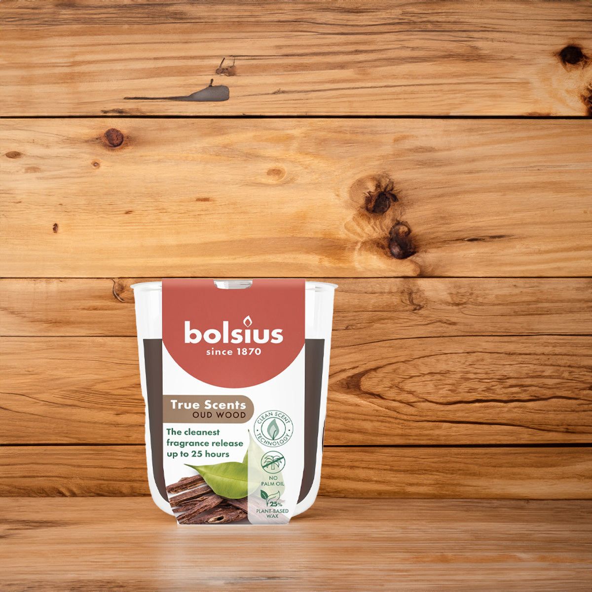 Vela Copo Aromático 80x73mm Madeira 25h