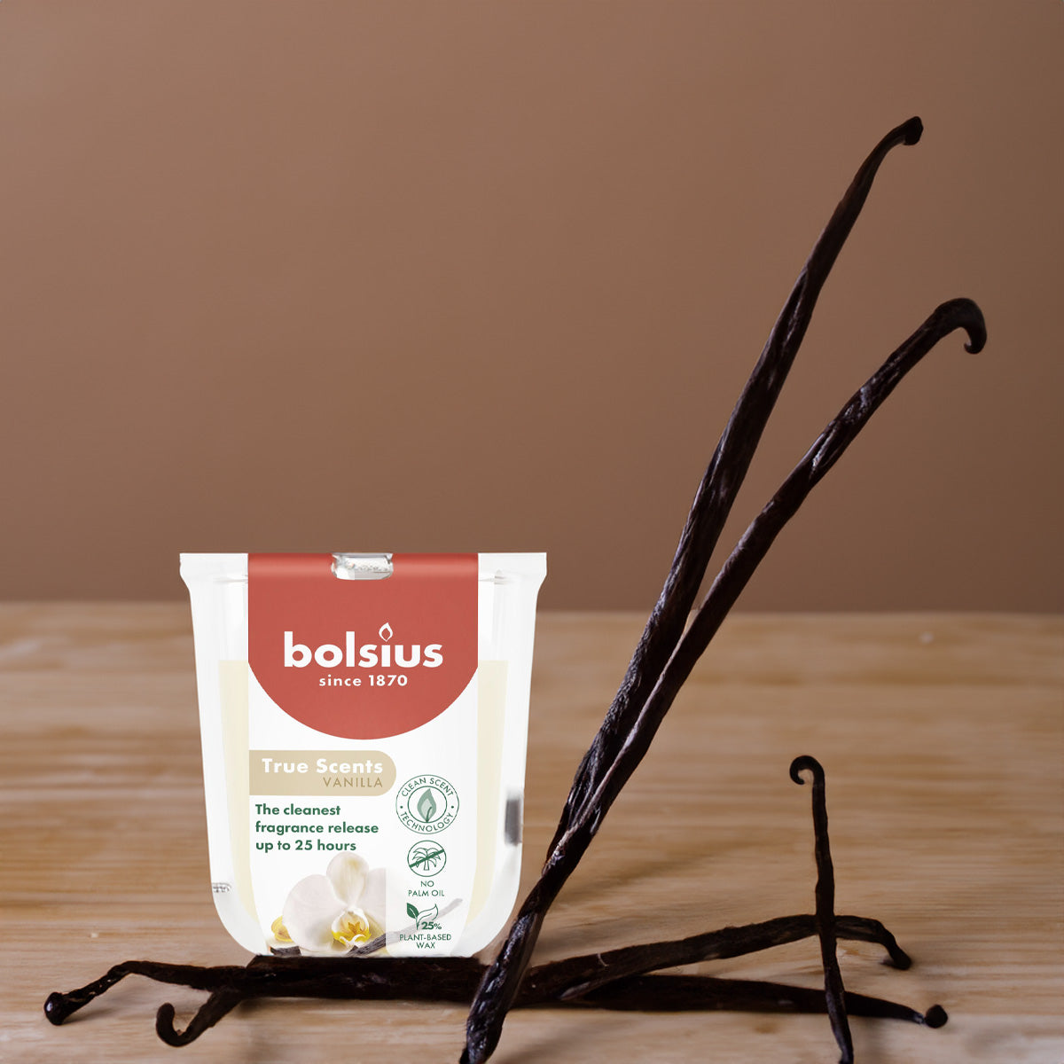 Vela Copo Aromático 80x73mm Baunilha 25h