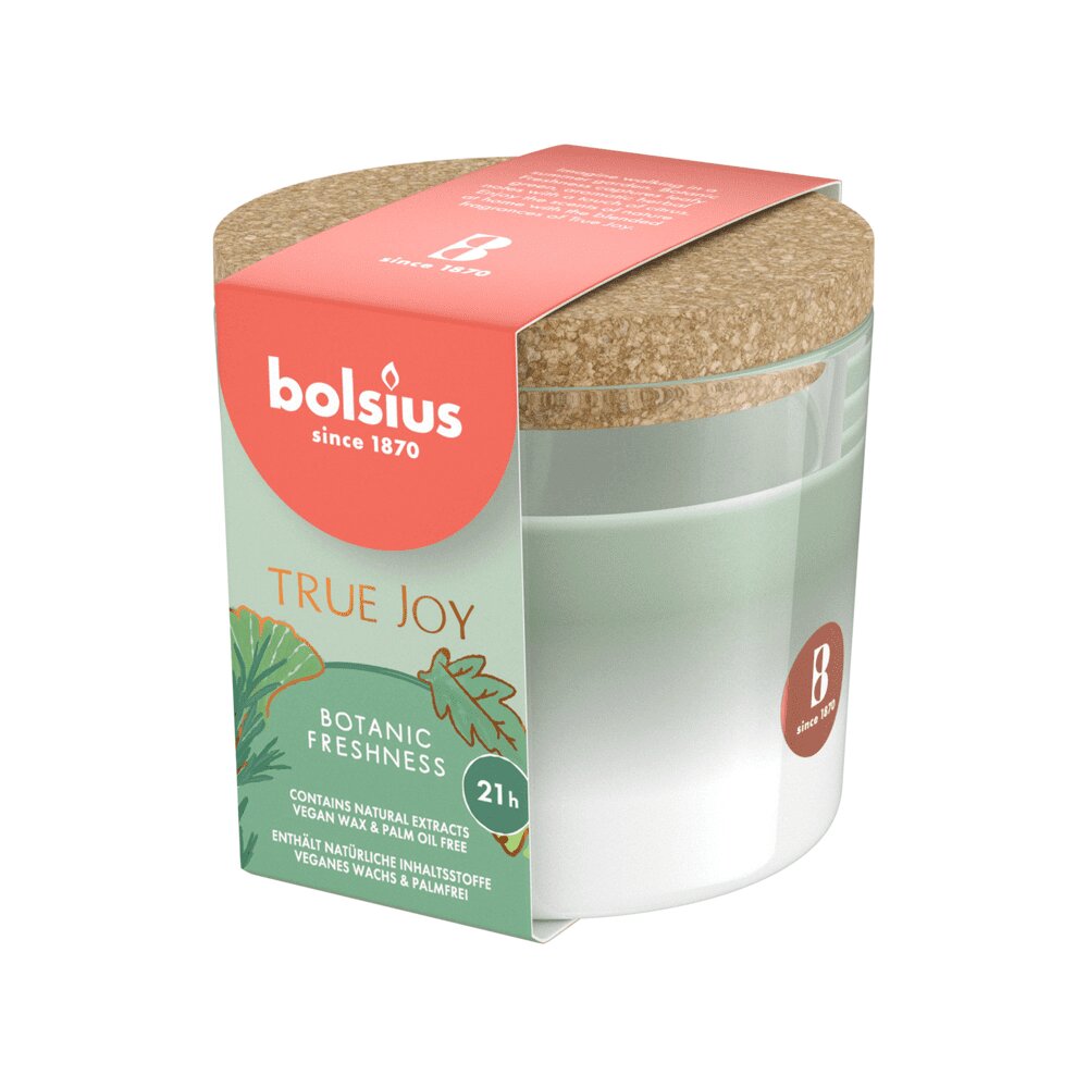 Vela Copo Aromático 66x83mm Frescura Botânica 21h