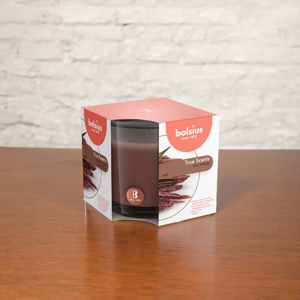 Vela Copo Aromático 95x95mm Madeira 43 h