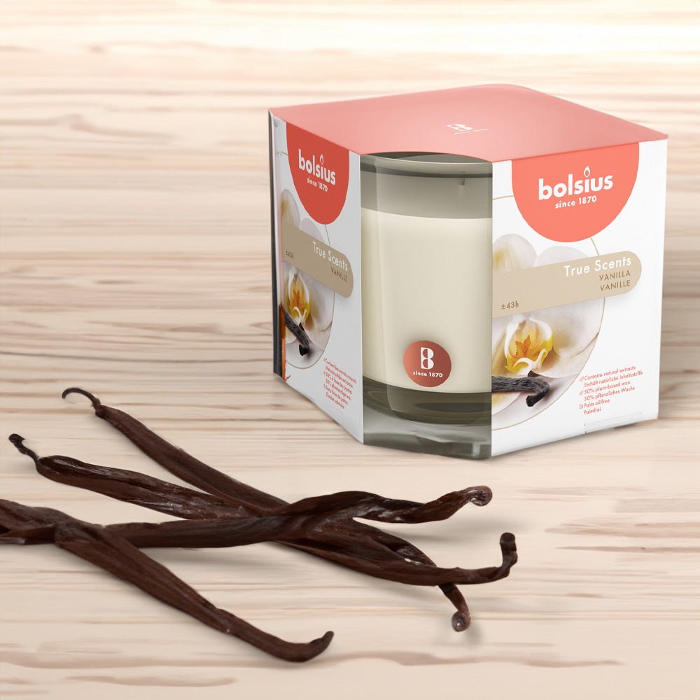 Vela Copo Aromático 95x95mm Baunilha 43 h