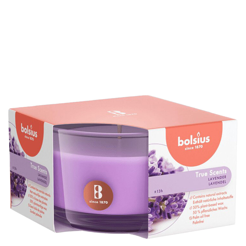 Vela Copo Aromático 50x80mm Lavanda 13 h