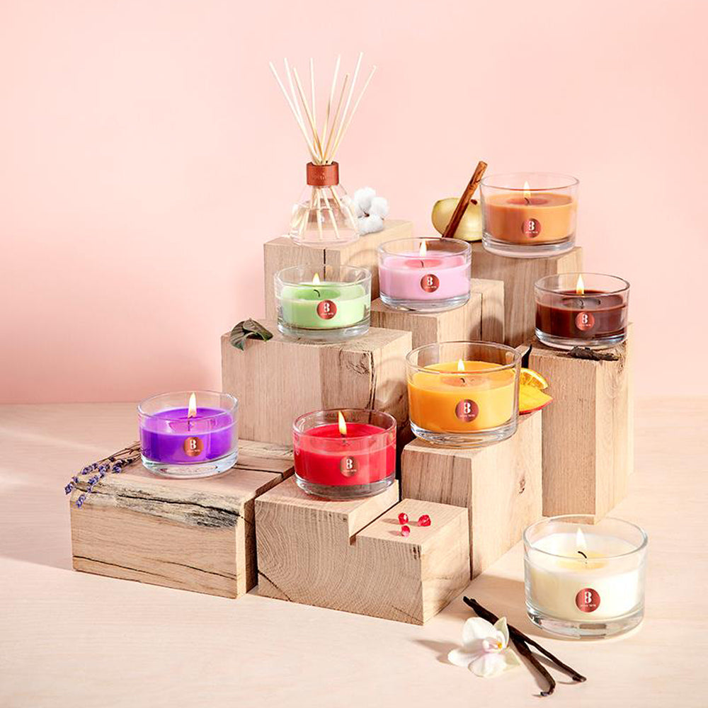 Vela Copo Aromático 50x80mm Pêssego 13h