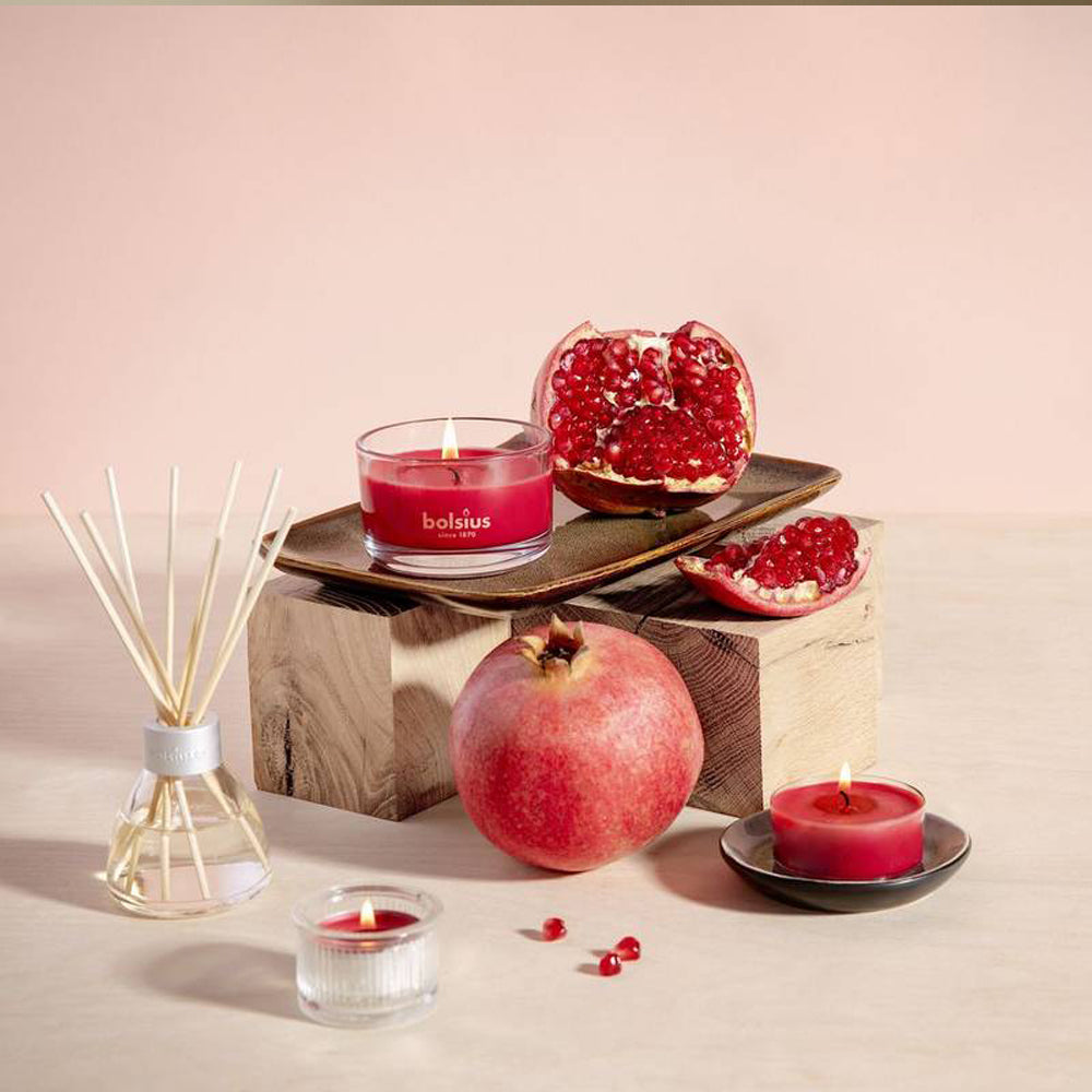 Vela Copo Aromático 63x90mm Romã 24 h