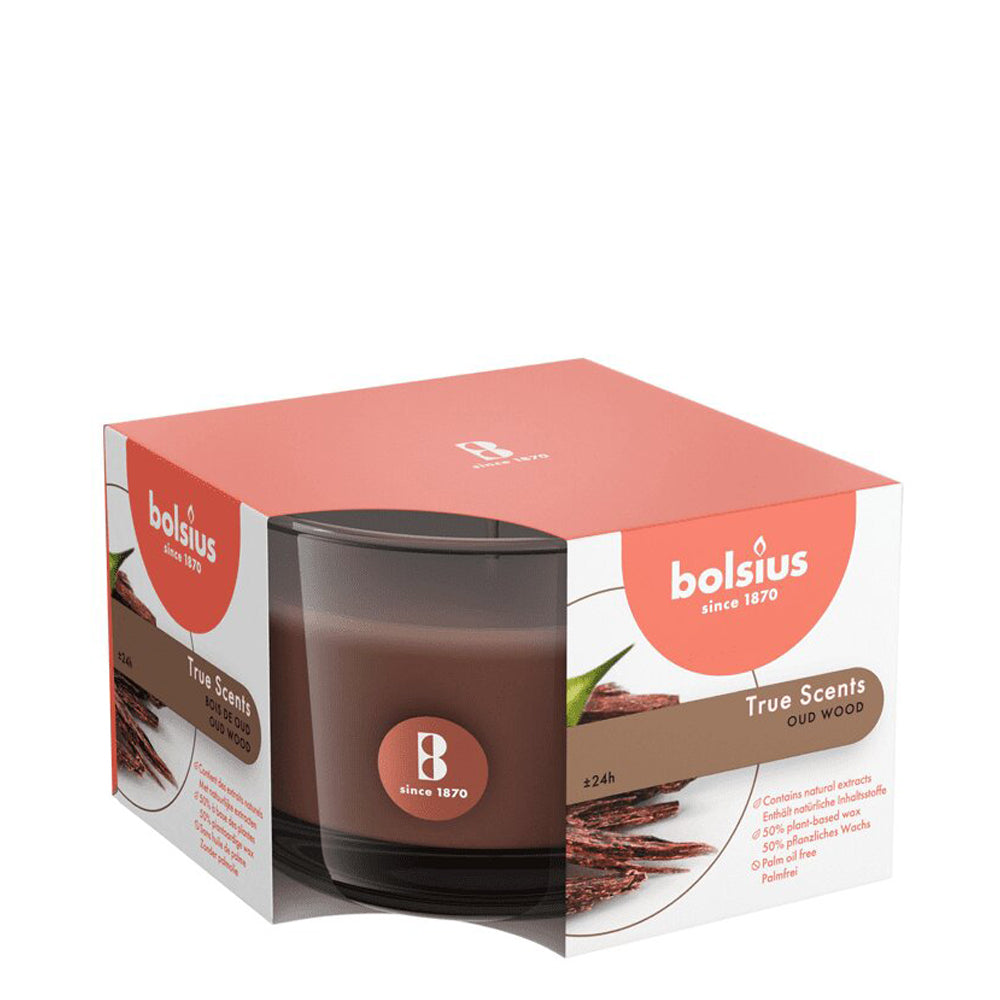 Vela Copo Aromático 63x90mm Madeira 24 h
