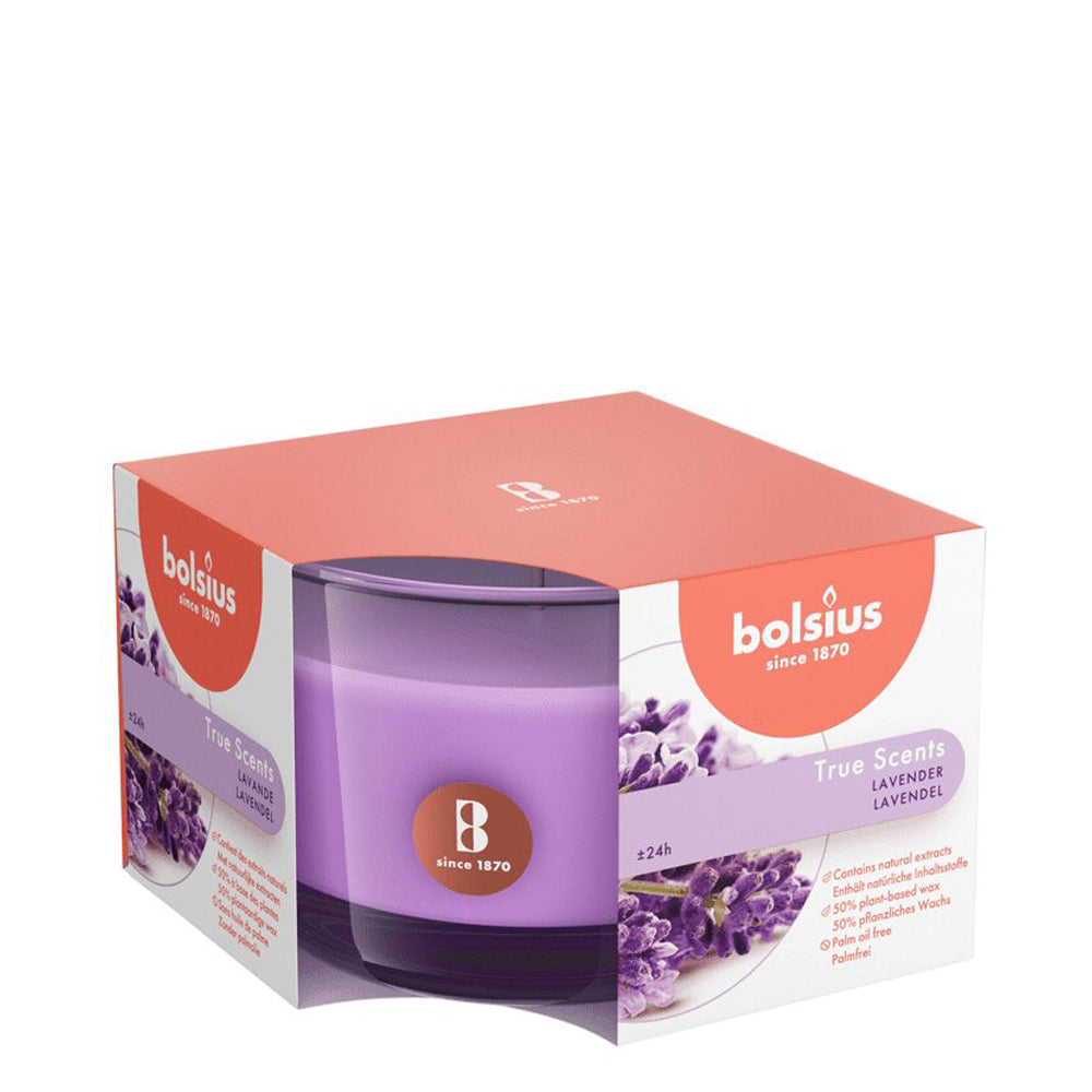 Vela Copo Aromático 63x90mm Lavanda 24 h