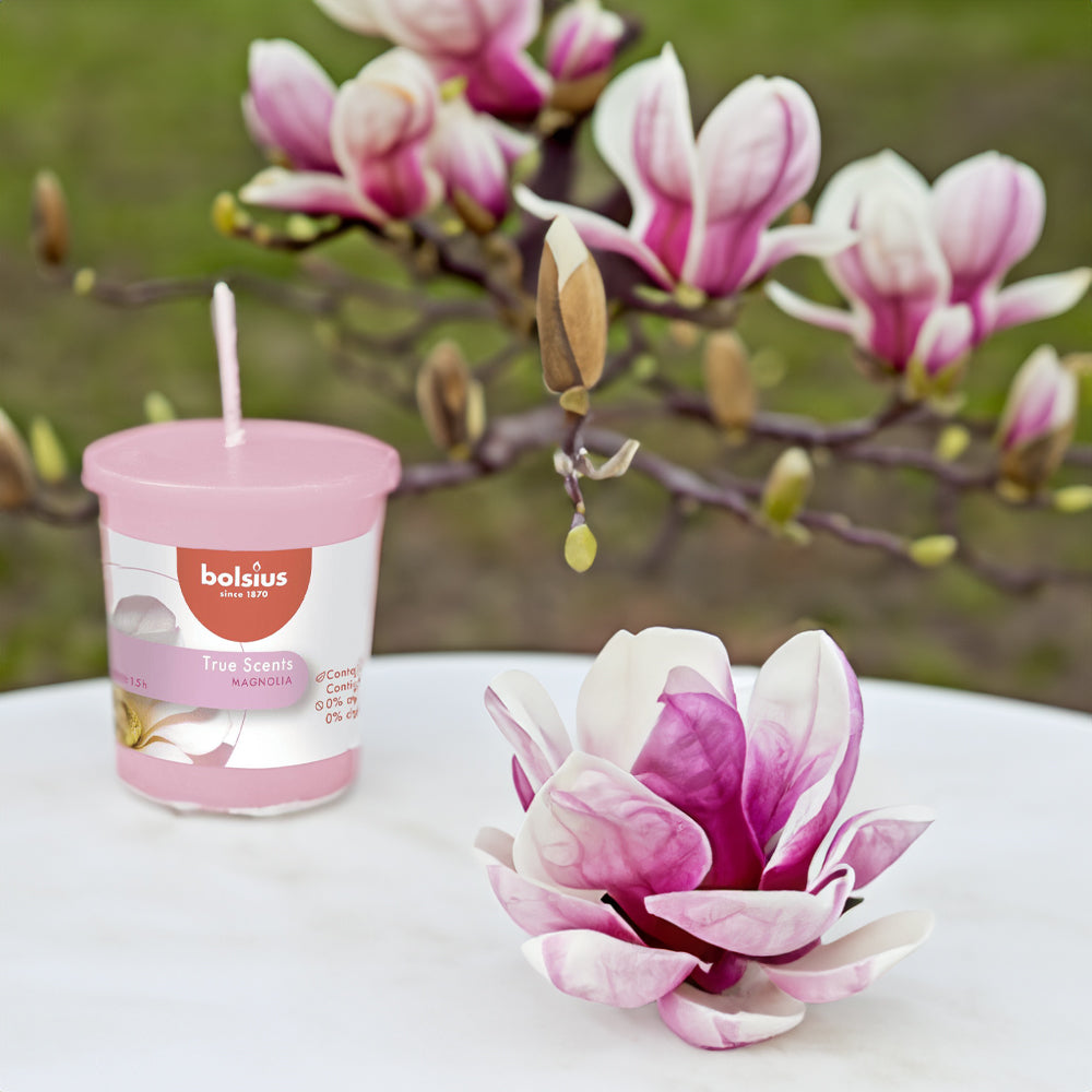 Vela Aromátca 53x45mm Magnólia 15h