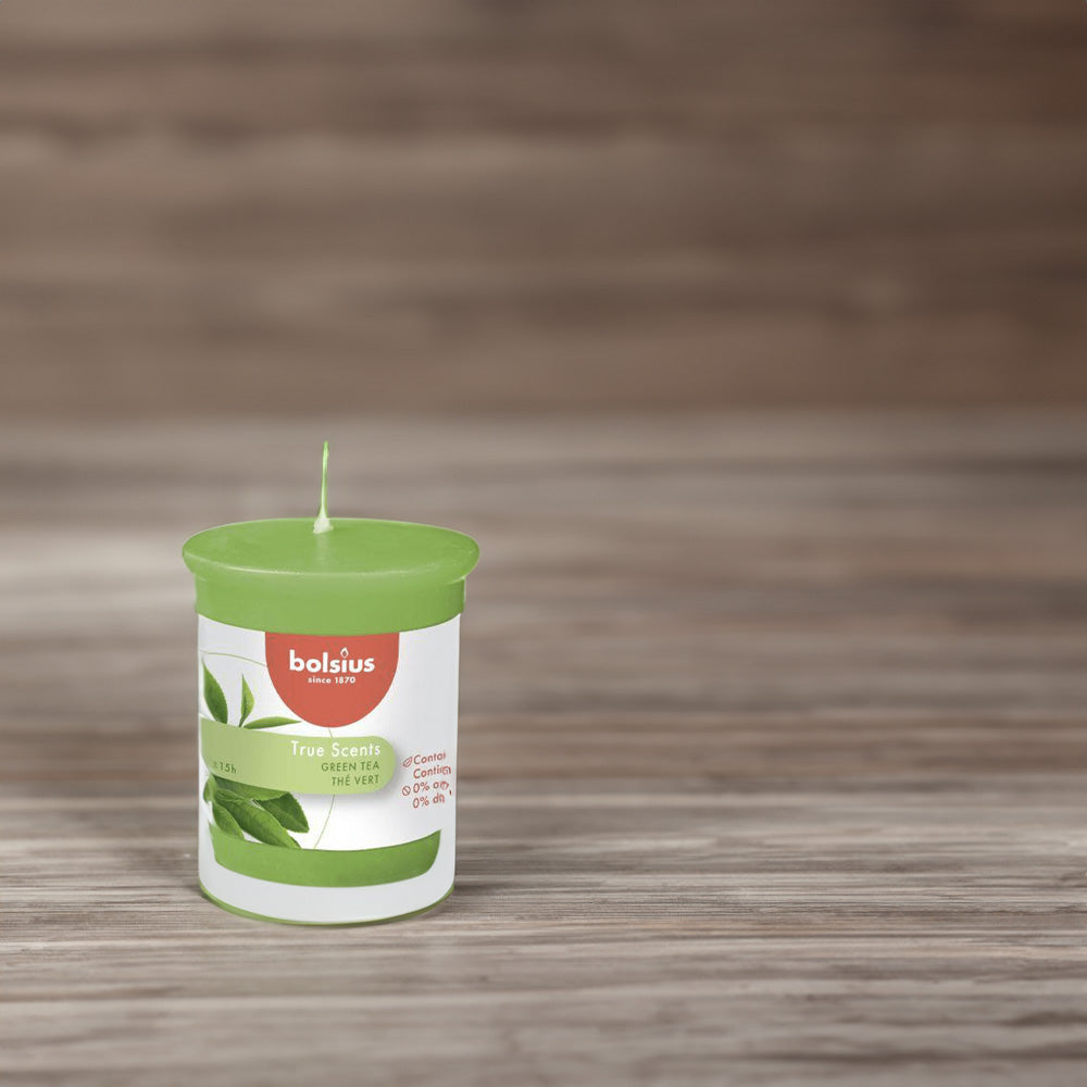 Vela Aromátca 53x45mm Chá Verde 15h