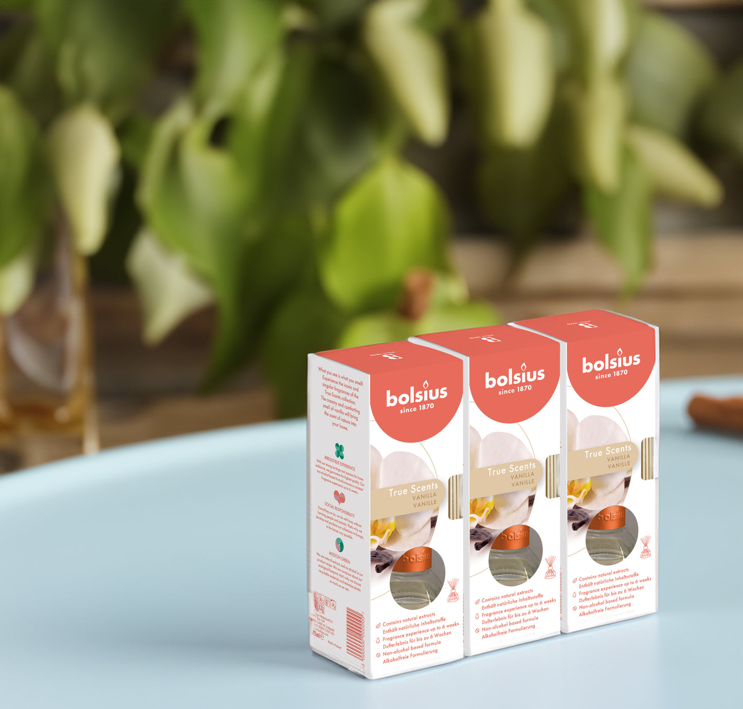 Difusor Aromático 45ml Baunilha Pack.3 6 semanas
