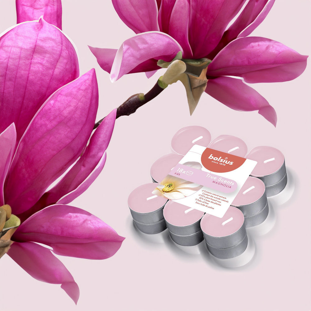 Vela Tealight Aromático Pack.18 Magnólia 4h