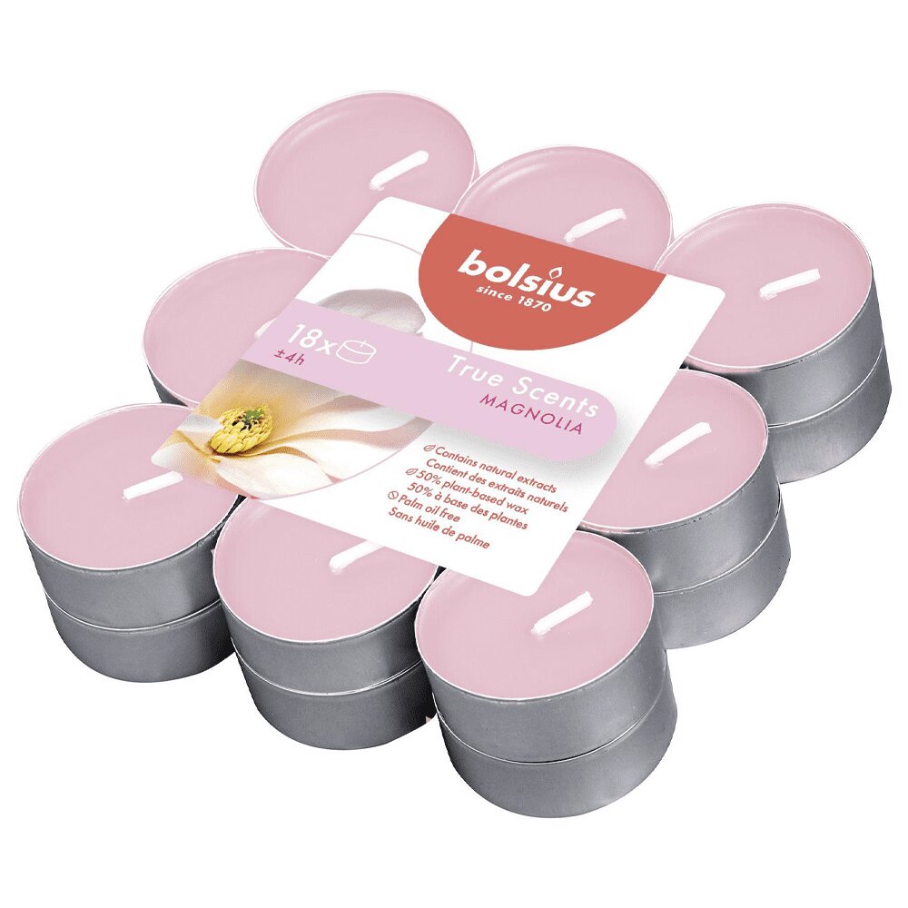 Vela Tealight Aromático Pack.18 Magnólia 4h