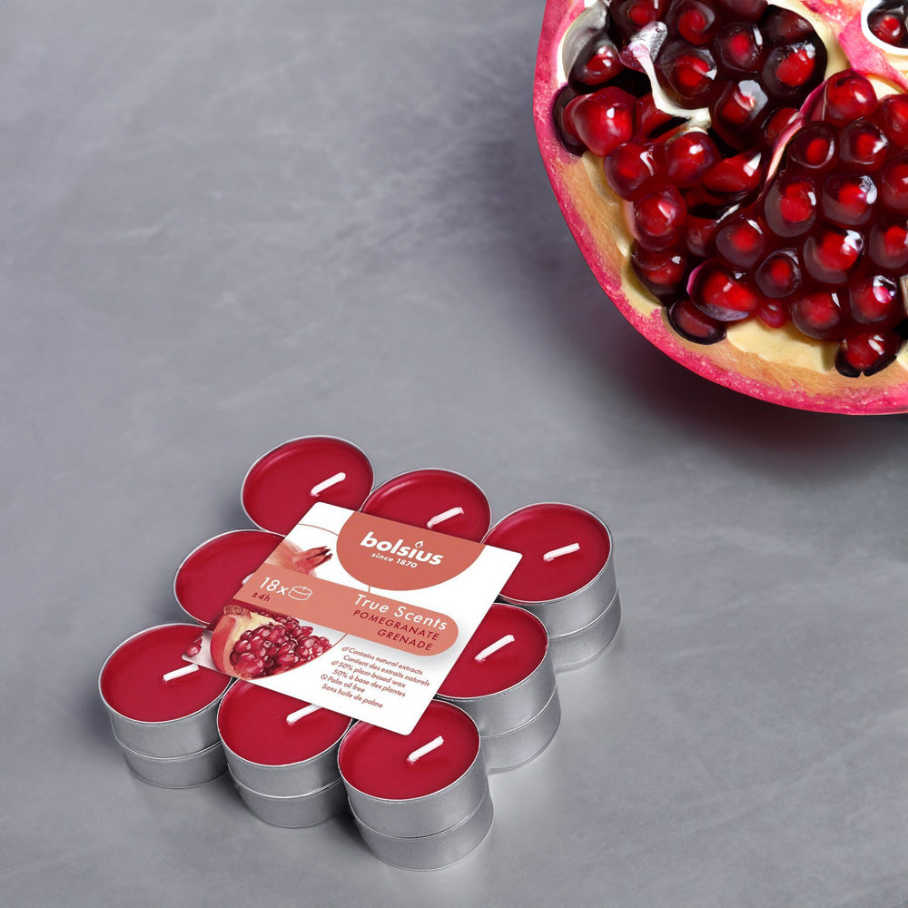 Vela Tealight Aromático Pack.18 Romã 4h