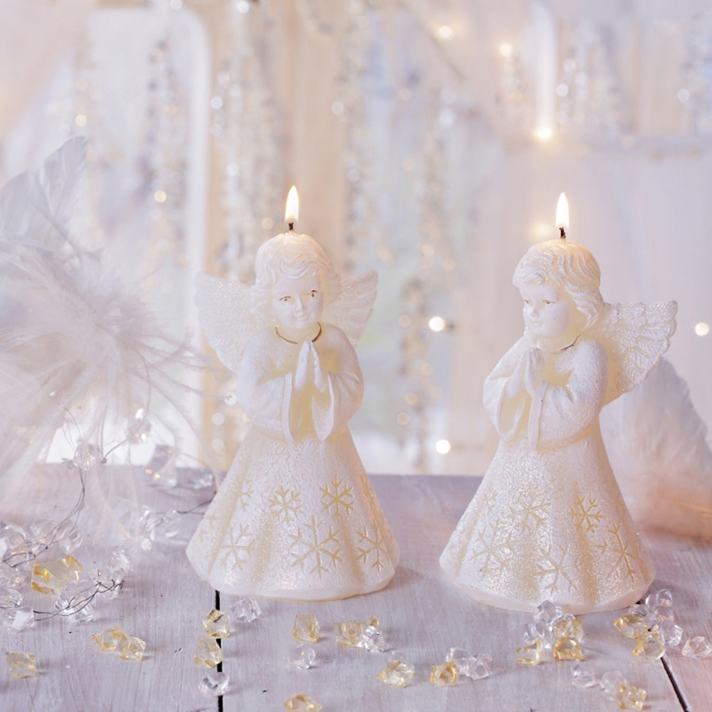 Vela Figura Anjo de Natal 150mm