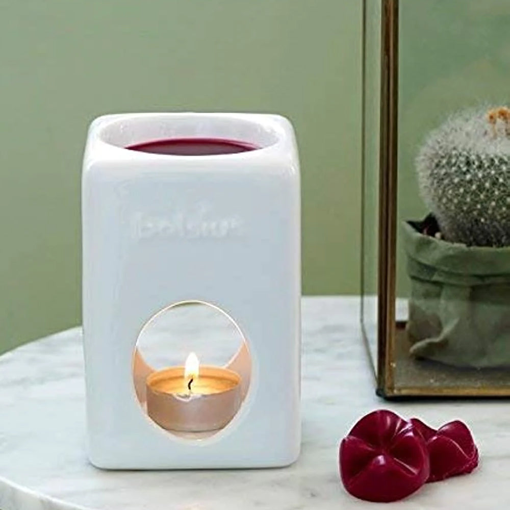 Queimador Quadrado Branco