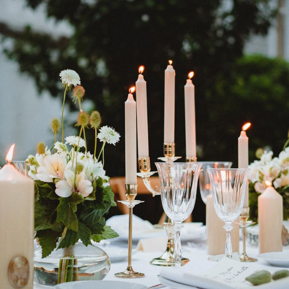 Velas Cónicas 240x23mm Marfim Pack.100 / 7h