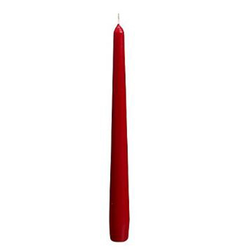 Velas Cónicas 240x23mm Vermelha Pack.100 / 7h