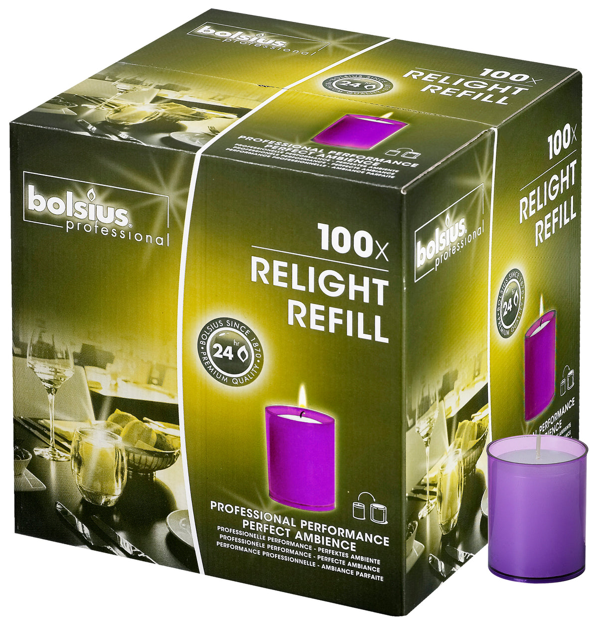 Recarga Relight 64x52mm Lilás Pack.100 / 24h