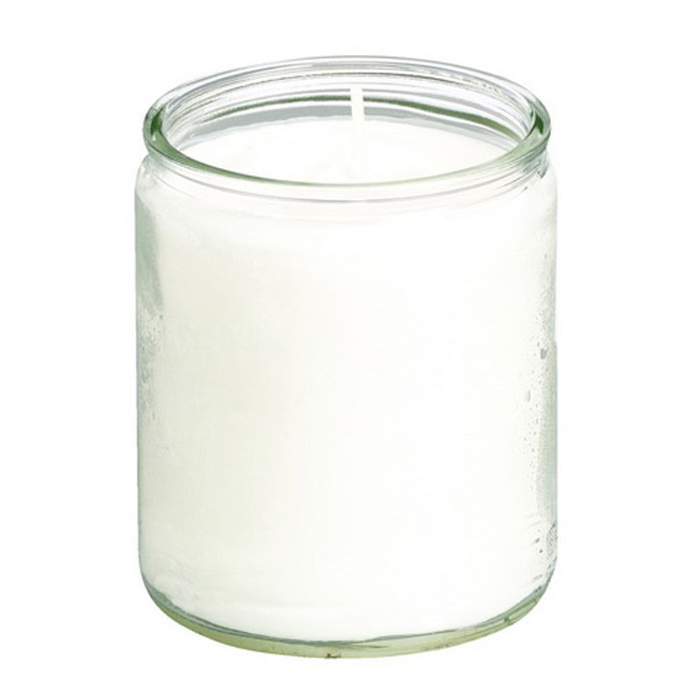 Vela Copo Vidro 82x68mm Transparente Pack.8 / 50h