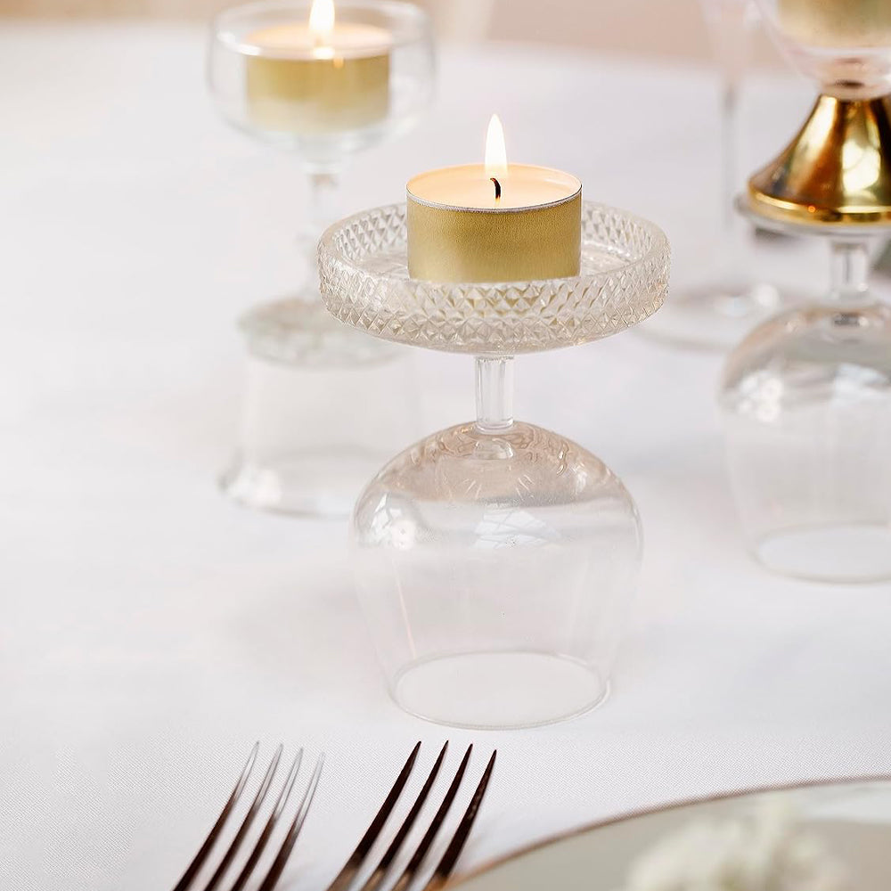 Vela Tealight Dourado 8 Horas Pack.100