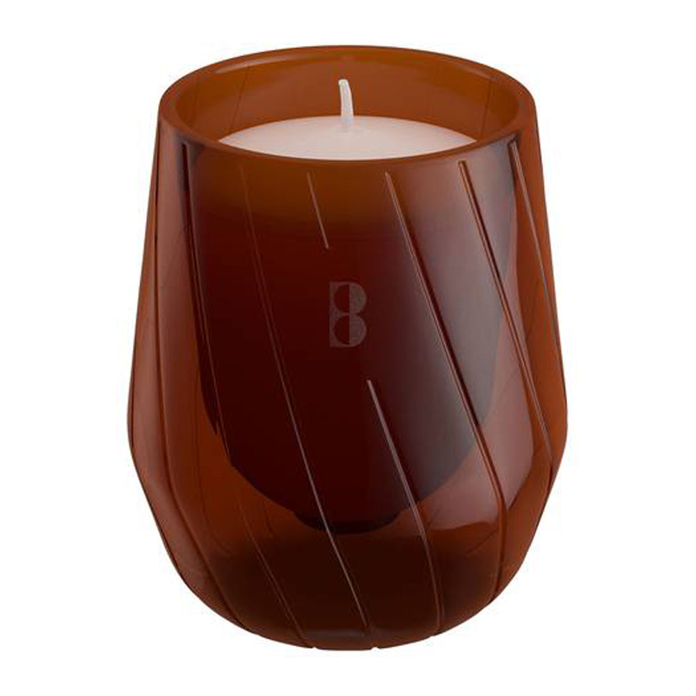 Porta Velas Vidro Castanho Pack.4