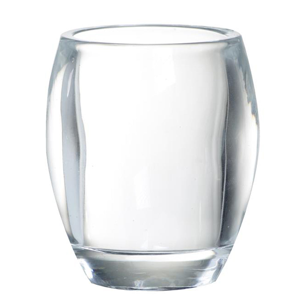 Porta Velas Vidro Relight Oval Transparente Pack.6