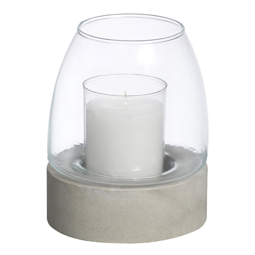 Porta Velas Vidro Relight 100x225mm Transparente Pack.4