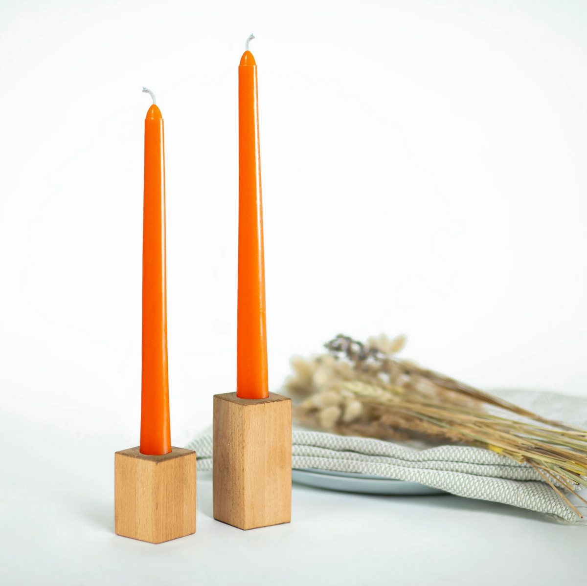 Vela Cónica 245x24mm Pack.4 Laranja 7,5h
