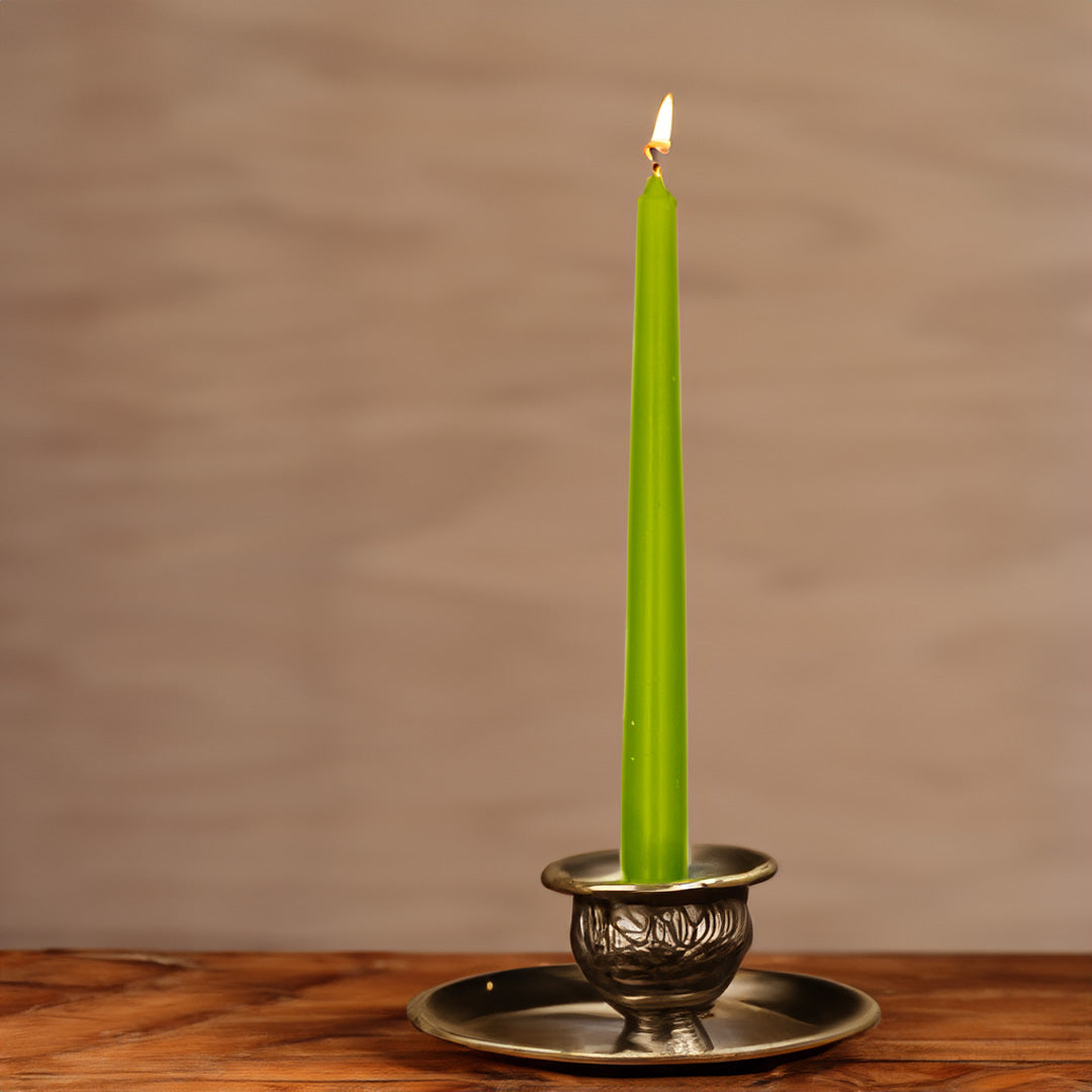Vela Cónica 245x24mm Pack.12 Verde 7,5h