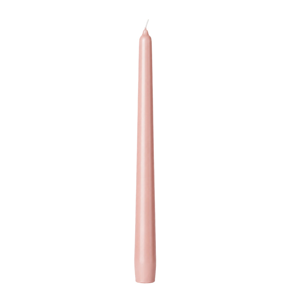 Vela Cónica 245x24mm Pack.4 Rosa Nublado 7h