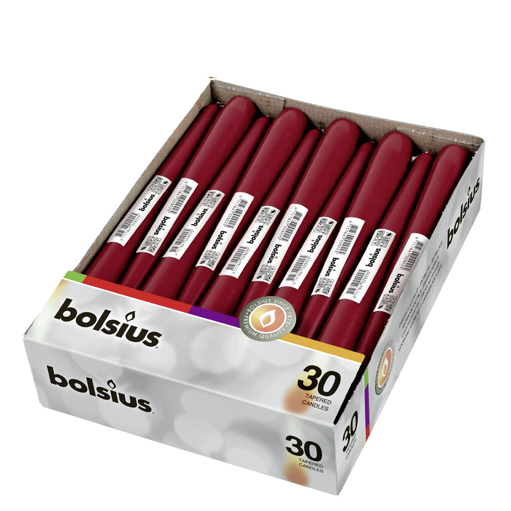 Vela Cónica 245x24mm Pack.30 Bordeaux 7h
