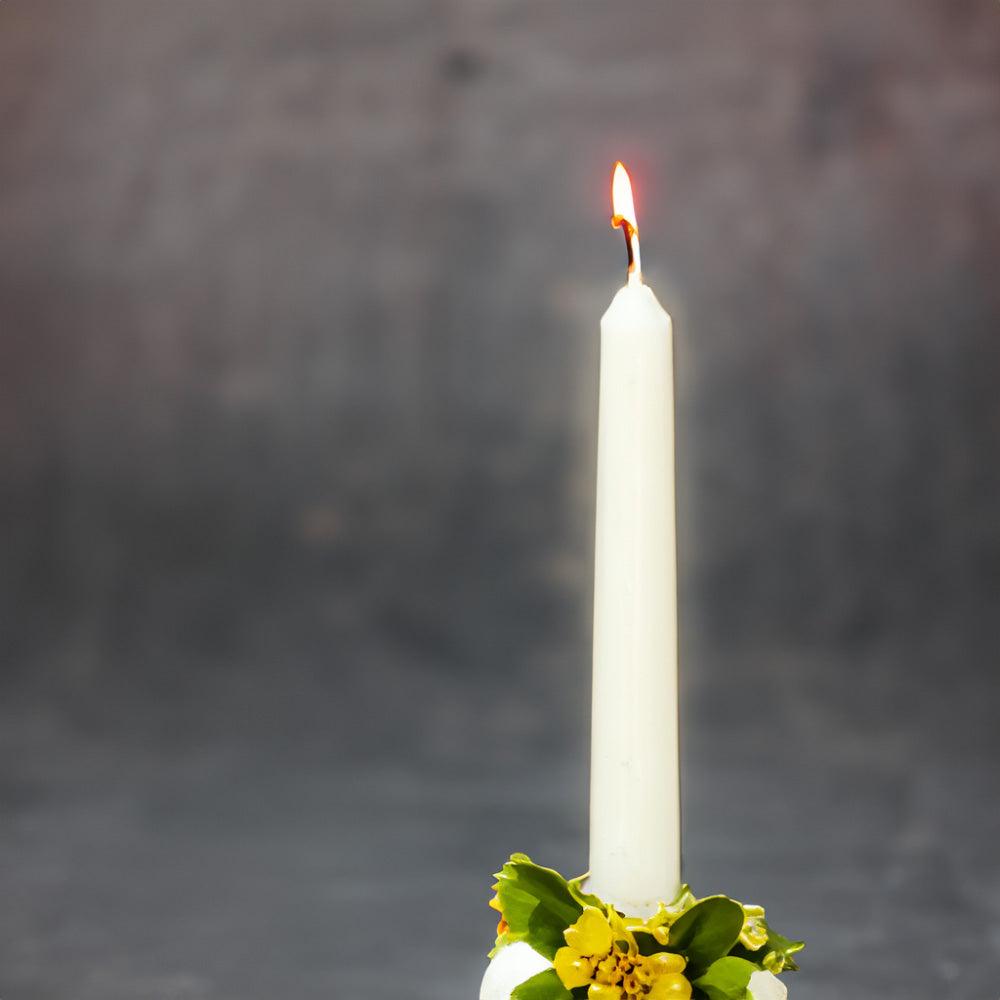 Vela Cónica Essentials 170x20mm Pack.8 Branca 5h