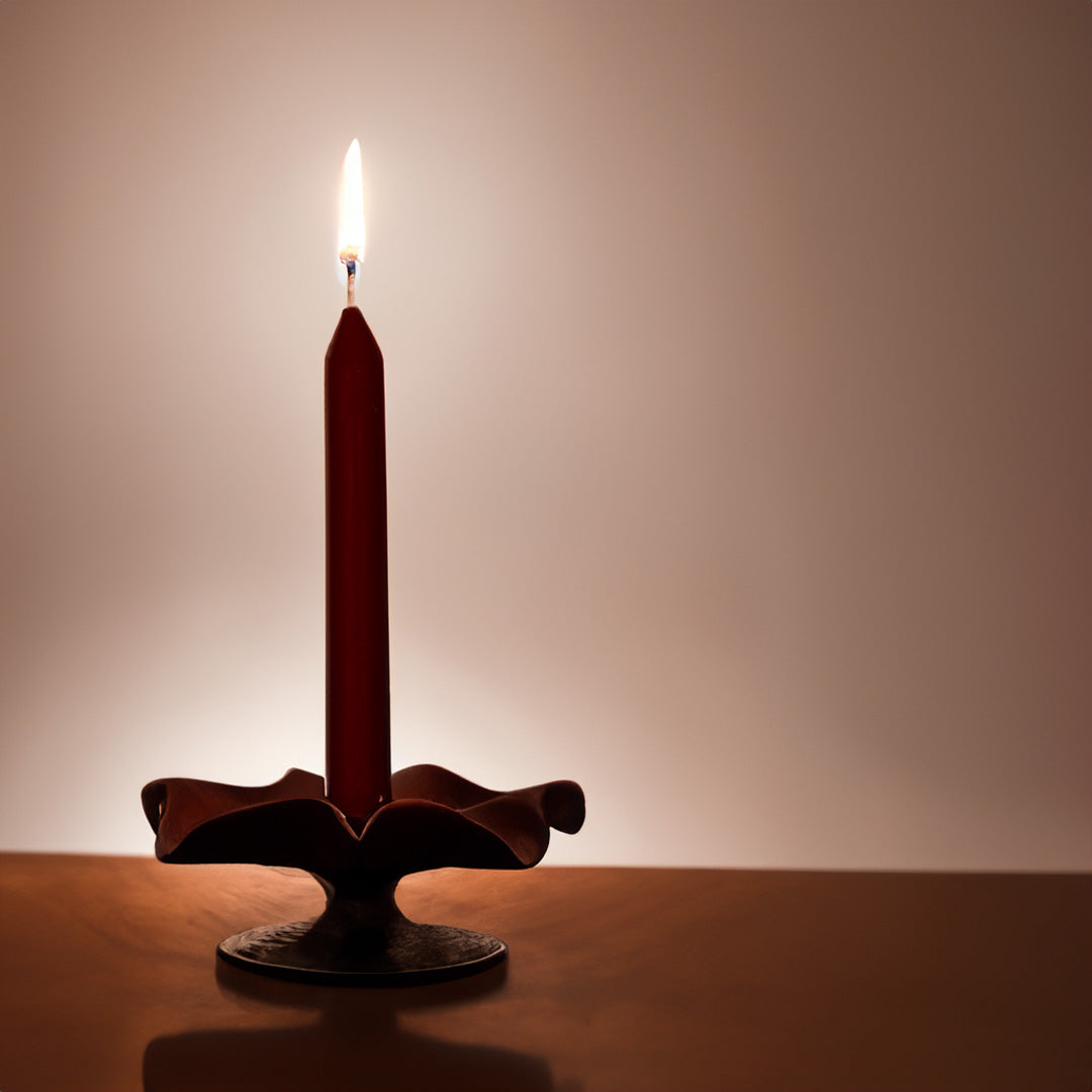 Vela Cónica 170x20mm Pack.10 Bordeaux 7h