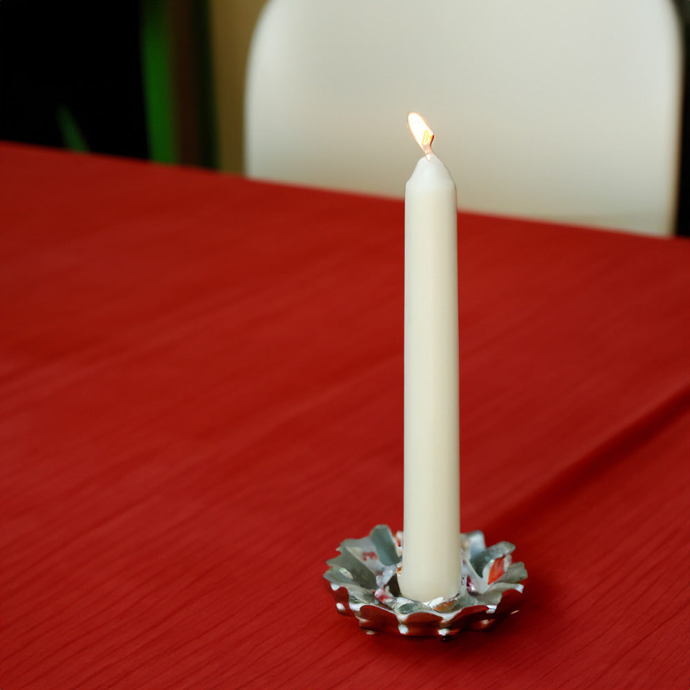 Vela Cónica Essentials 230x20mm Pack.8 Branca 8h