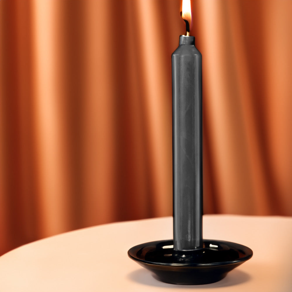 Vela Cónica Essentials 230x20mm Pack.8 Cinza Tempestuoso 8h