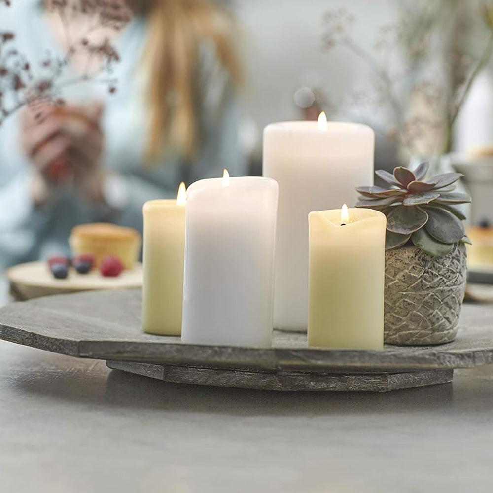 Vela Pilar 60x40mm Pack.4 Marfim 7h