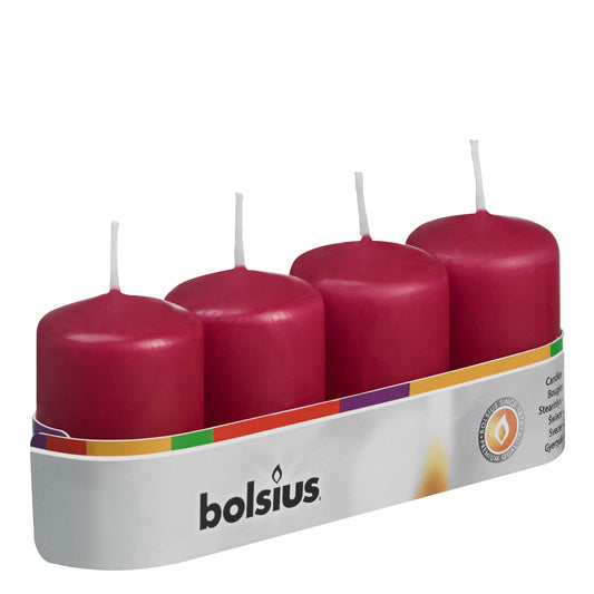 Vela Pilar 60x40mm Pack.4 Bordeaux 7h
