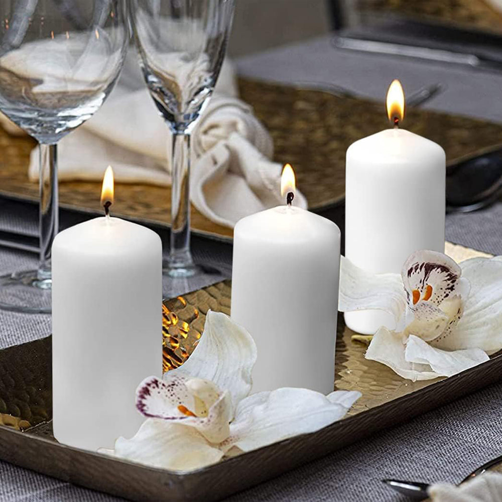 Vela Pilar 80x58mm Branca 17h