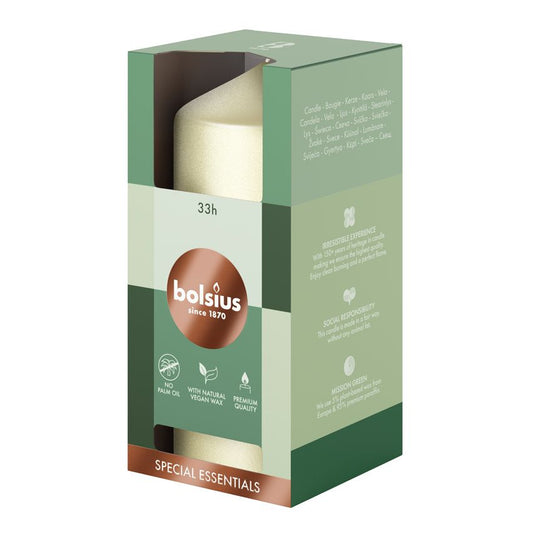 Vela Pilar Essentials 120X58mm Dourado Suave 33h