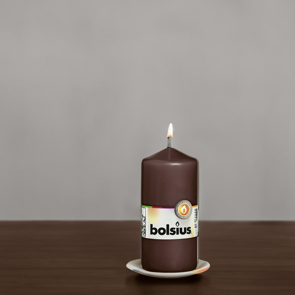 Vela Pilar 120x58mm Castanha 33h