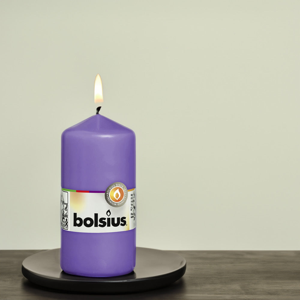Vela Pilar 120x58mm Violeta 33h