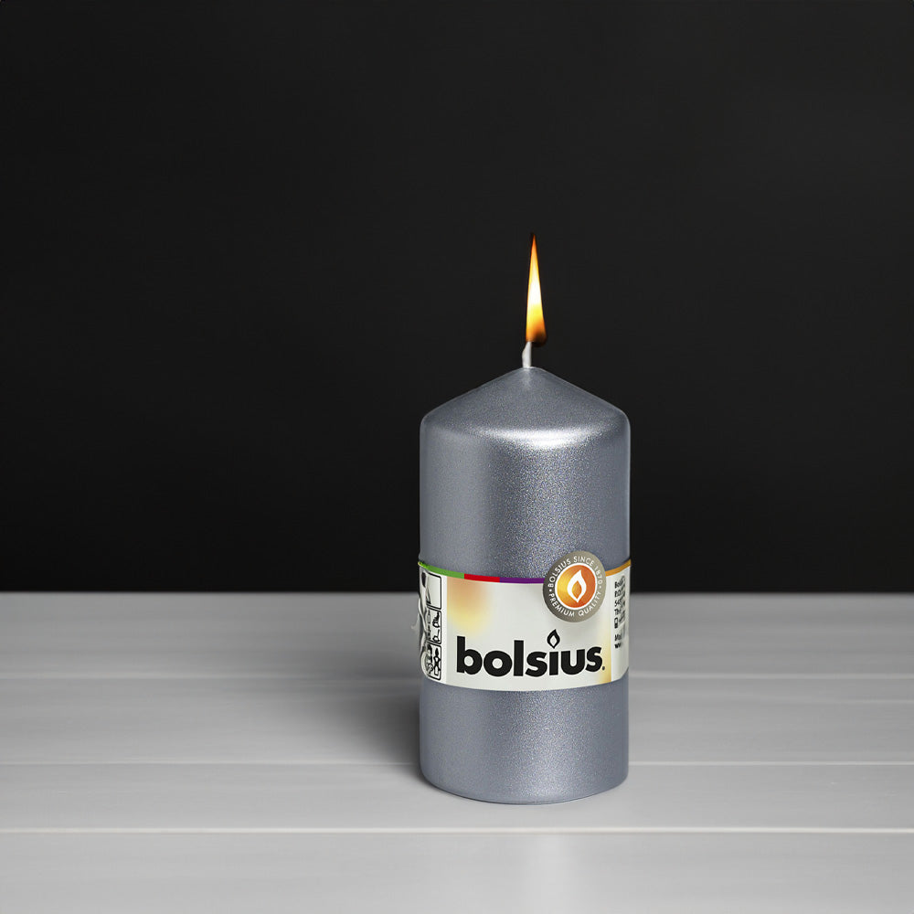 Vela Pilar 120x58mm Prateada 33h