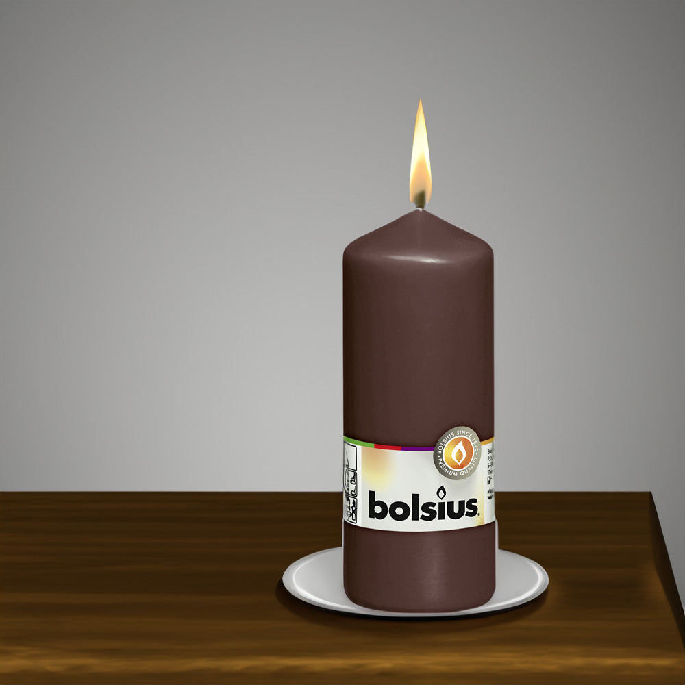 Vela Pilar 150x58mm Castanha 42h