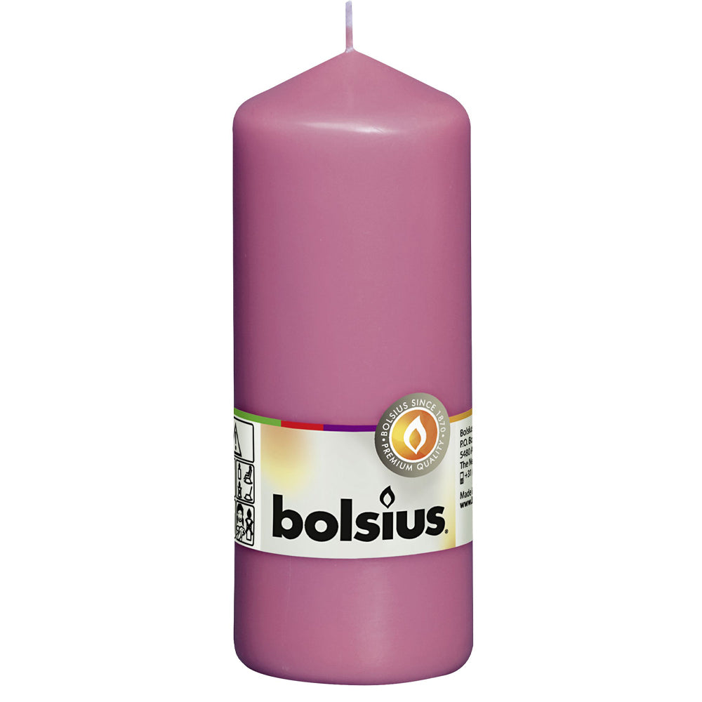 Vela Pilar 150x58mm Rosa 42h