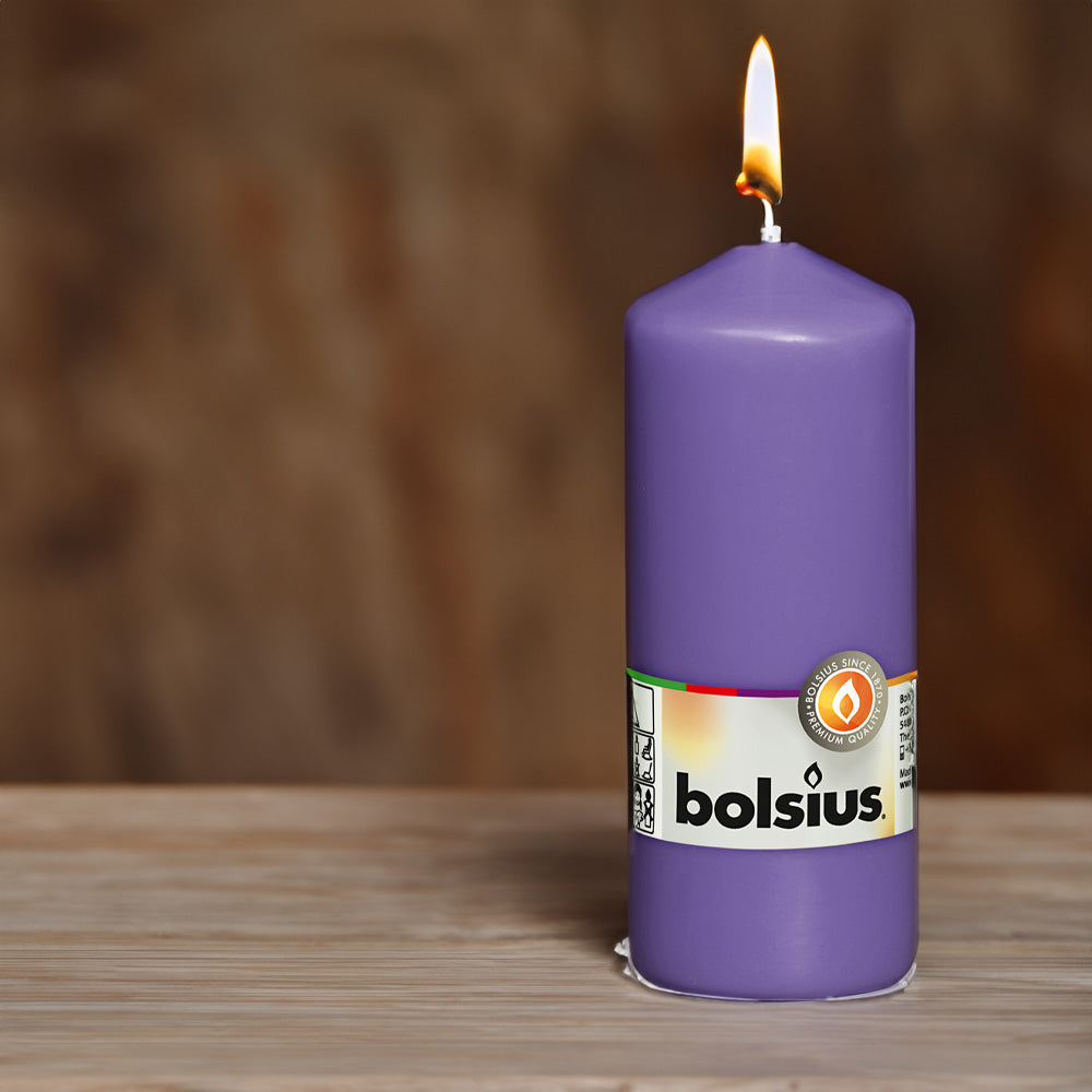 Vela Pilar 150x58mm Violeta 42h