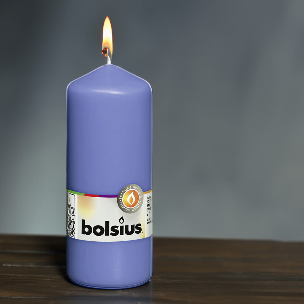 Vela Pilar 150x58mm Azul 42h